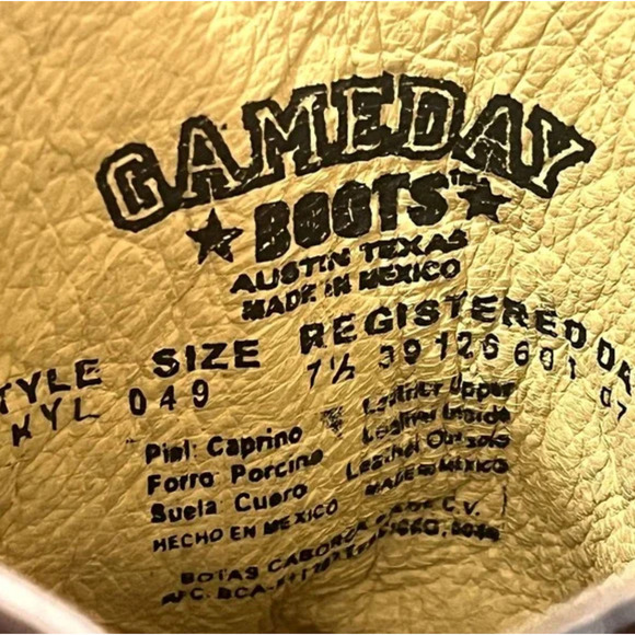 University of Kentucky Wildcats UK U of K NWT NCAA Distressed Leather Boots 7.5 - Picture 11 of 12